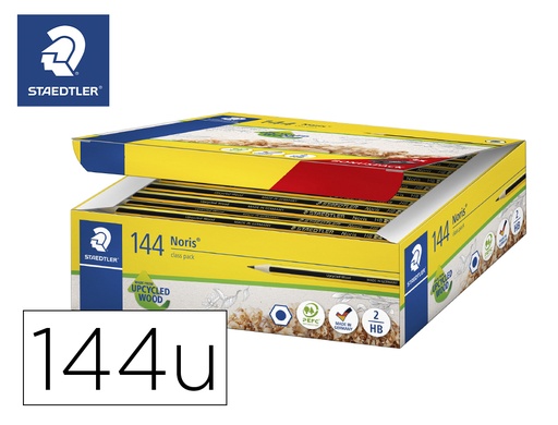 [9059109] STAEDTLER - LAPICES GRAFITO NORIS CAJA 120 LAPICES 120-2 (Ref.120-144)