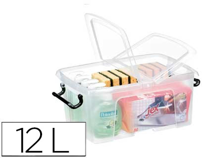 [9057162] CEP - Caja almacenamiento 295x405x183mm 12L. Cierre con clips (Ref.2006710110)