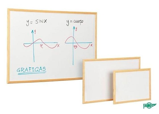 [9935737] FAIBO - PIZARRA BLANCA ECONOMICA MARCO PINO 40x60 cm (Ref.502-2)