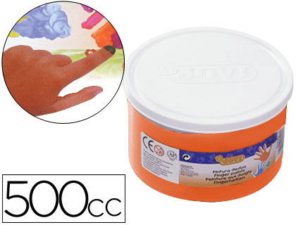[2059112] JOVI - PINTURA A DEDOS 500 CC NARANJA (Ref.56106)