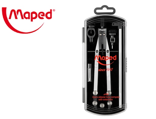 [9162259] MAPED - Compas tecnico con bigotera con alargador 5 piezas (Ref. 178102)