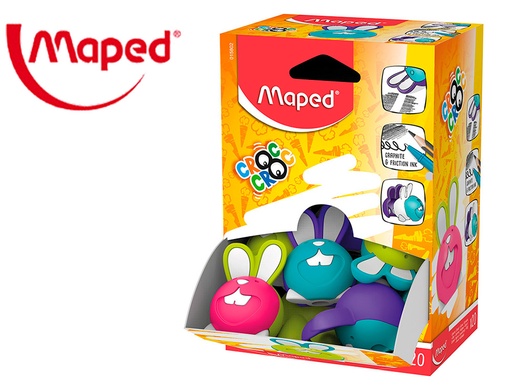 [9162260] MAPED - Goma croc croc duo conejo colores surtidos (Ref. 15802)
