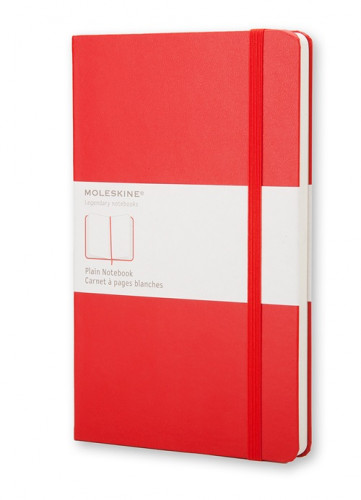 [1944377] MOLESKINE - Cuaderno TAPA DURA COLOR ROJO RAYADO LISO. BOLSILLO, 9X14. (Ref.QP012R)