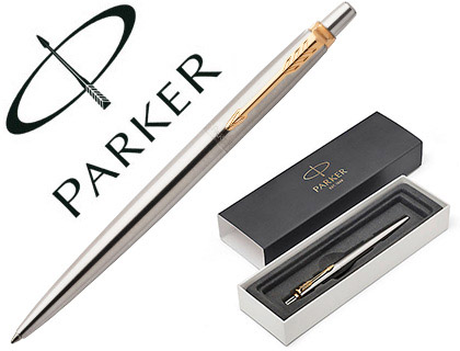 [2063674] PARKER - Bolígrafo Jotter Core GT Retráctil Acero Inoxidable (Ref.1953182)