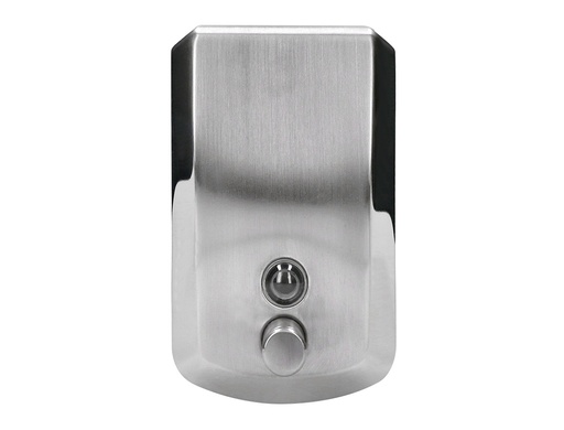 [2075185] Q-CONNECT - DISPENSADOR MANUAL DE JABON 800 ML ACERO INOXIDABLE 178X114X56 MM (Ref.KF16758)