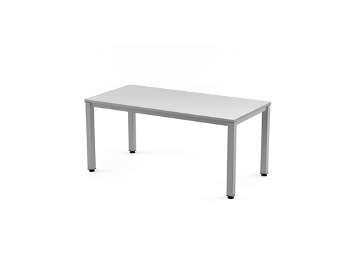 [9073018] ROCADA - Mesa rectangular Serie Executive Estructura tubo de acero 60 x 60 140x80cm Gris (Ref.2001AD02)