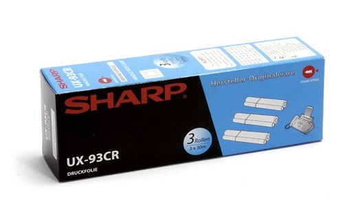 [1141949] SHARP - Rodillo Térmico Pack 3 ud (Ref.UX93CR)