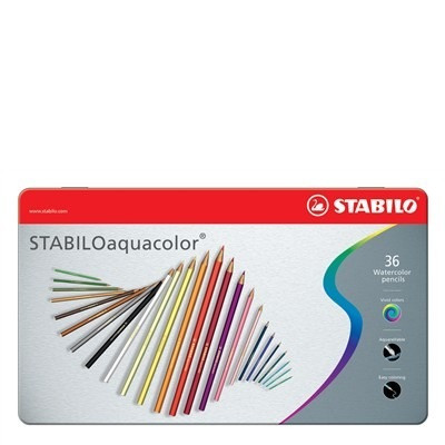 [1723078] STABILO - Lapices colores Estuche Metalico 36 ud Colores Surtidos Acuarelables (Ref.1636-6)