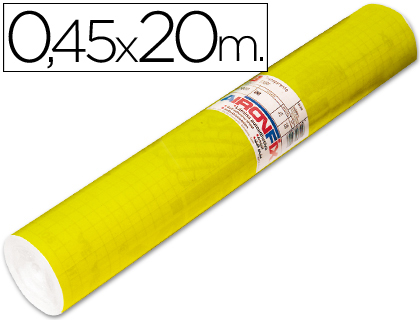 [2022865] AIRONFIX - ROLLO ADHESIVO UNICOLOR AMARILLO BRILLO -ROLLO DE 20 MT (Ref.67007)
