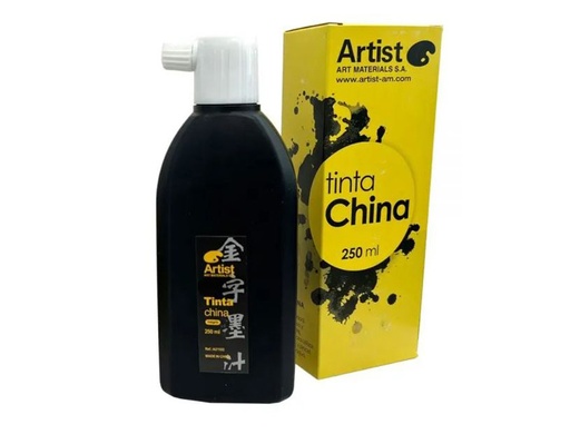 [2071916] ARTIST - TINTA CHINA NEGRA FRASCO 250 ML (Ref.A21102/4710010)