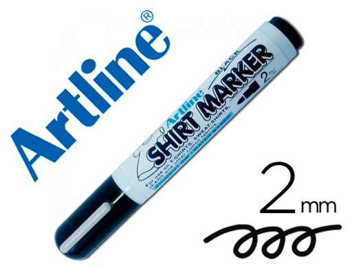 [2015045] ARTLINE - ROTULADOR CAMISETA EGRO -PUNTA REDONDA 2 MM -PARA USO EN CAMISETAS (Ref.EKT-2 N)