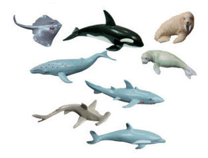 [9068465] MINILAND - Juego animales marinos 8 figuras (Ref. 27460)