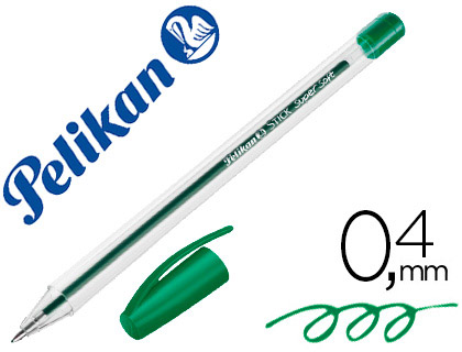 [9152146] PELIKAN - Boligrafo stick super soft verde (Ref. 601481)