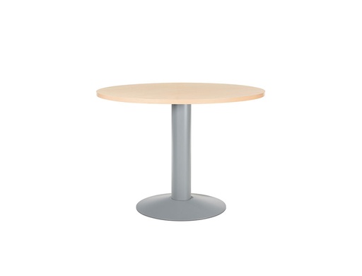 [9044211] ROCADA - Mesa de reunión circular Serie Meeting Melamina Diametro 100cmHaya-Aluminio (Ref.3005AT01)
