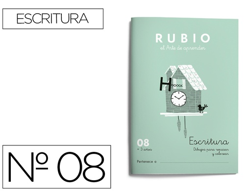 [2022479] RUBIO - CUADERNO CALIGRAFIA Nº 08 (Ref.C-08)