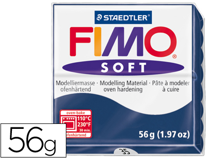 [2054660] STAEDTLER - PASTA FIMO SOFT 56 GR COLOR AZUL WINDSOR (Ref.8020-35)