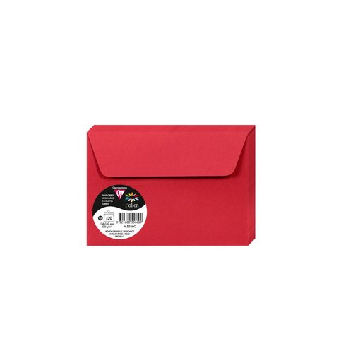 [1731529] CLAIREFONTAINE - Sobres Paquete 20 ud 114X162 Grosella 120 G (Ref.731529)