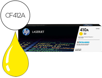 [9064753] HP ( HEWLETT PACKARD ) - 410X AMARILLO ORIGINALES Toner Laser ORIGINALES Cartridge () (Ref.CF412A)