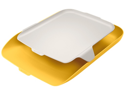 [9160241] LEITZ - Bandeja organizadora plastico cosy amarillo 274x62x391mm (Ref. 52590019)