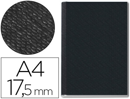 [9044274] LEITZ - Tapas rígidas ImpressBind Negro A4 141-175 h Lomo 17,5 mm (Ref.73940095)