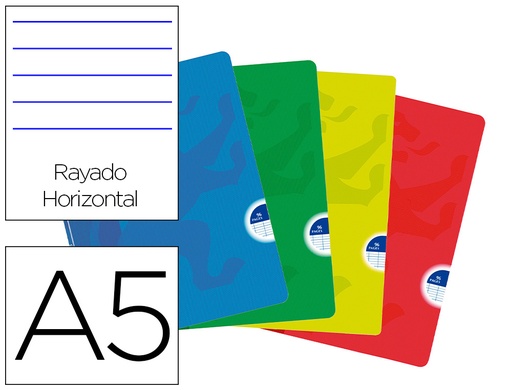 [9077237] OXFORD - Libreta GRAPADA OPENFLEX A4 48H 90G PAUTA SURTIDA (Ref.100108168)