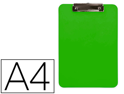 [2155963] Q-CONNECT - Portanotas plastico din A4 verde 2,5mm (Ref. KF11246)