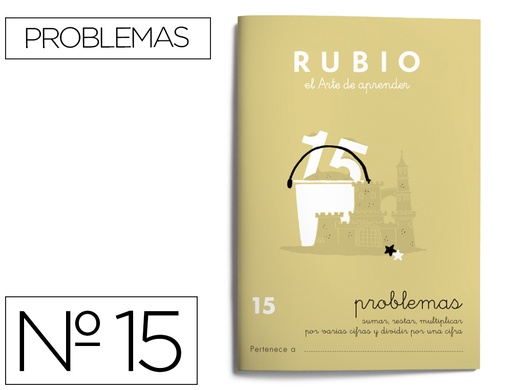 [2022460] RUBIO - CUADERNO PROBLEMAS Nº 15 (Ref.PR-15)