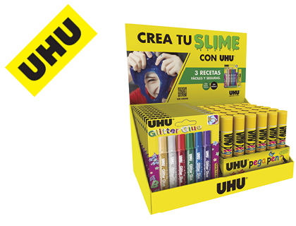 [2152042] UHU - Expositor crea tu slime sobremesa 175x325x200 mm (Ref. 6312928)