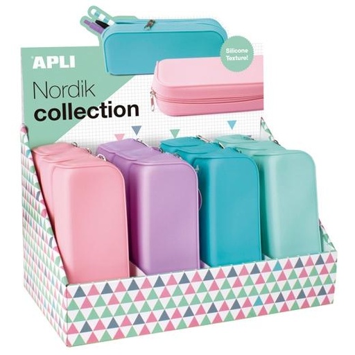 [9941855] APLI - PORTATODO NORDIK SILICONA EXPOSITOR DE 12 (Ref.17408)