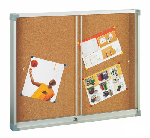 [1288476] FAIBO - Vitrina Corcho 90x120 cm Puertas correderas metacrilato (Ref.614-3U)