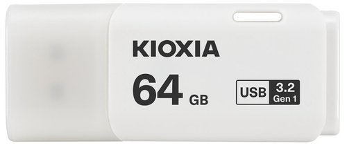 [9939335] KIOXIA - MEMORIA USB 64GB /TOSHIBA TRANSMEMORY U301 3.2 BLANCO (Incluye Canon LPI de 0.24 €) (Ref.LU301W064G)
