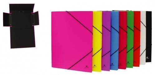 [9937112] MARIOLA - CARPETA de GOMAS y SOLAPAS MERIDA CARTON FORRADO Fº EXPOSITOR de 8 (Ref.4786SU)