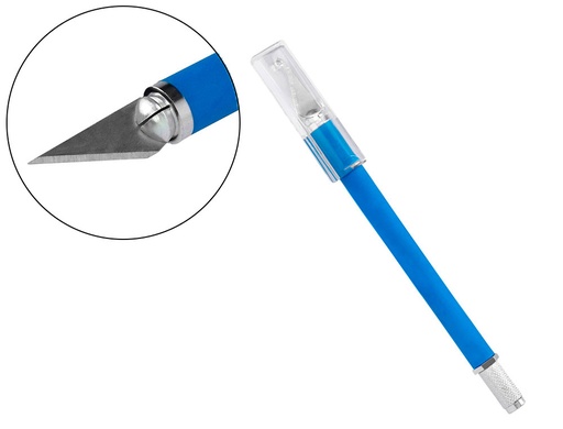 [2036070] Q-CONNECT - BISTURI EN BLISTER -CON CUCHILLAS DE REPUESTO (Ref.KF00289)