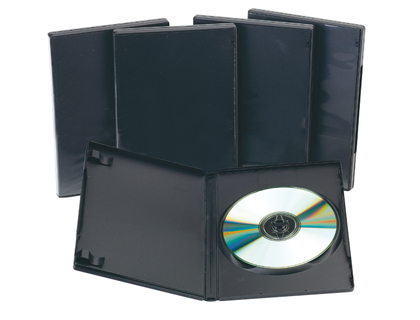 [2031733] Q-CONNECT - CAJA DVD -CON INTERIOR NEGRO -PACK DE 5 UNIDADES (Ref.KF02211)