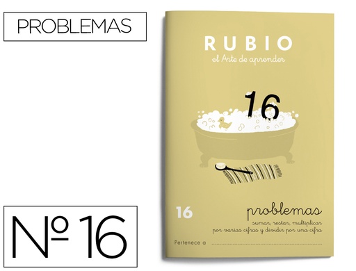 [2022461] RUBIO - CUADERNO PROBLEMAS Nº 16 (Ref.PR-16)