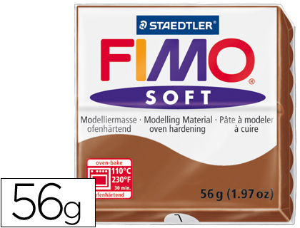 [2054670] STAEDTLER - PASTA FIMO SOFT 56 GR COLOR CARAMELO (Ref.8020-7)