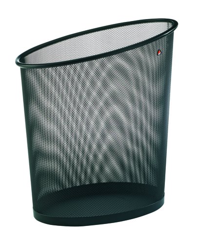 [9933167] ARCHIVO 2000 - PAPELERA ALBA CAPACIDAD 18 L REJILLA MESH NEGRO (Ref.ALMESHCORB NE)