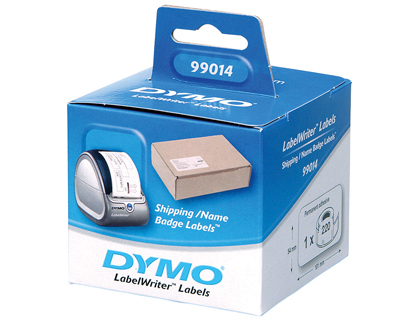[9036603] DYMO - Rollos de etiquetas Identificador personal 220u 101x54 Blanco con adhesivo (Ref.S0722430)
