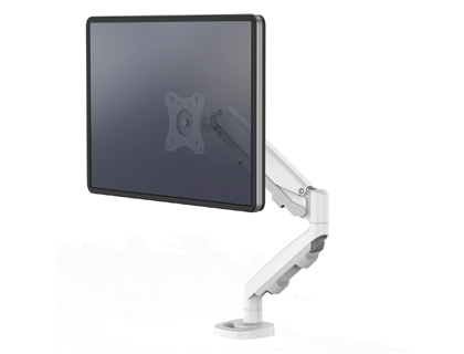 [9156518] FELLOWES - Brazo para monitor serie eppa ajustable altura 1 pantalla normativa vesa hasta 10 kg blanco (Ref. 9683201)