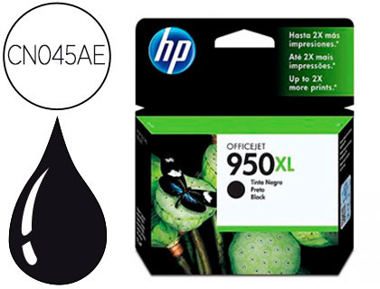 [9057711] HP ( HEWLETT PACKARD ) - Cartuchos ORIGINALES Inyección De Tinta 950XL Negro (Ref.CN045AE#BGY)