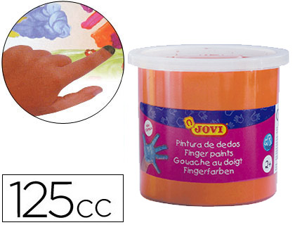 [2059114] JOVI - PINTURA A DEDOS 125 CC NARANJA (Ref.56006)