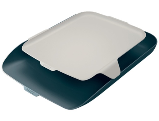 [9160243] LEITZ - Bandeja organizadora plastico cosy gris 274x62x391 mm (Ref. 52590089)