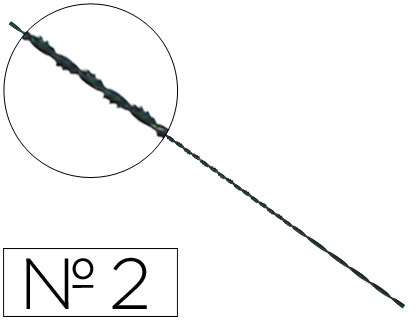 [2011641] PELOS DE SEGUETA ESPIRAL N.2 -CAJA DE 144 (Ref.2/13)