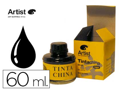 [2057265] ARTIST - TINTA CHINA NEGRA FRASCO DE 60 ML (Ref.A21131)