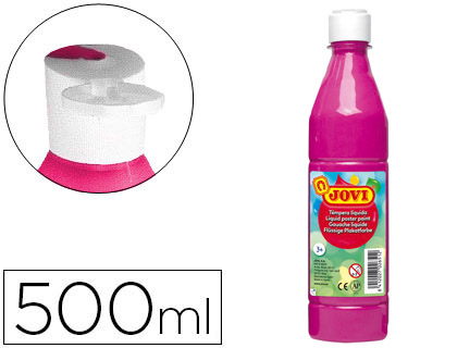 [9020114] JOVI - Tempera LÍQUIDA MAGENTA 500ML (Ref.50608)