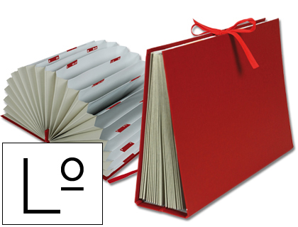 [2013319] LIDERPAPEL - CARPETA FUELLE LETRAS Cartón FORRADO BURDEOS (Ref.FU06)