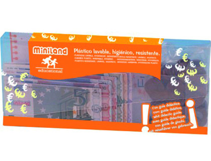 [9068510] MINILAND - Juego monedas y billetes activity euro 108 piezas (Ref. 31908)