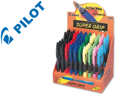 [2023166] PILOT - Boligrafo SUPER GRIP -EXPOSITOR DE 60 UNIDADES (Ref.BPGP-10-M-EX)