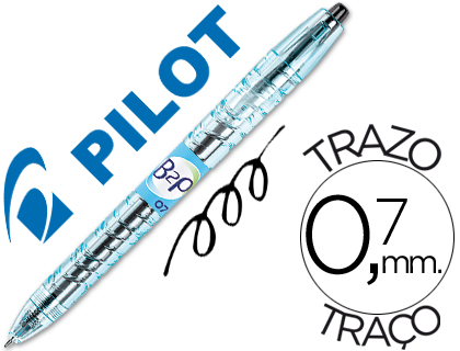 [9046040] PILOT - Roller B2P Negro Trazo 0,4mm Tinta gel NB2P7N (Ref.BL-B2P-BG-B)