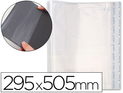 [9052101] SADIPAL - Forralibro pp ajustable adhesivo 295x550 mm (Ref. 01199)